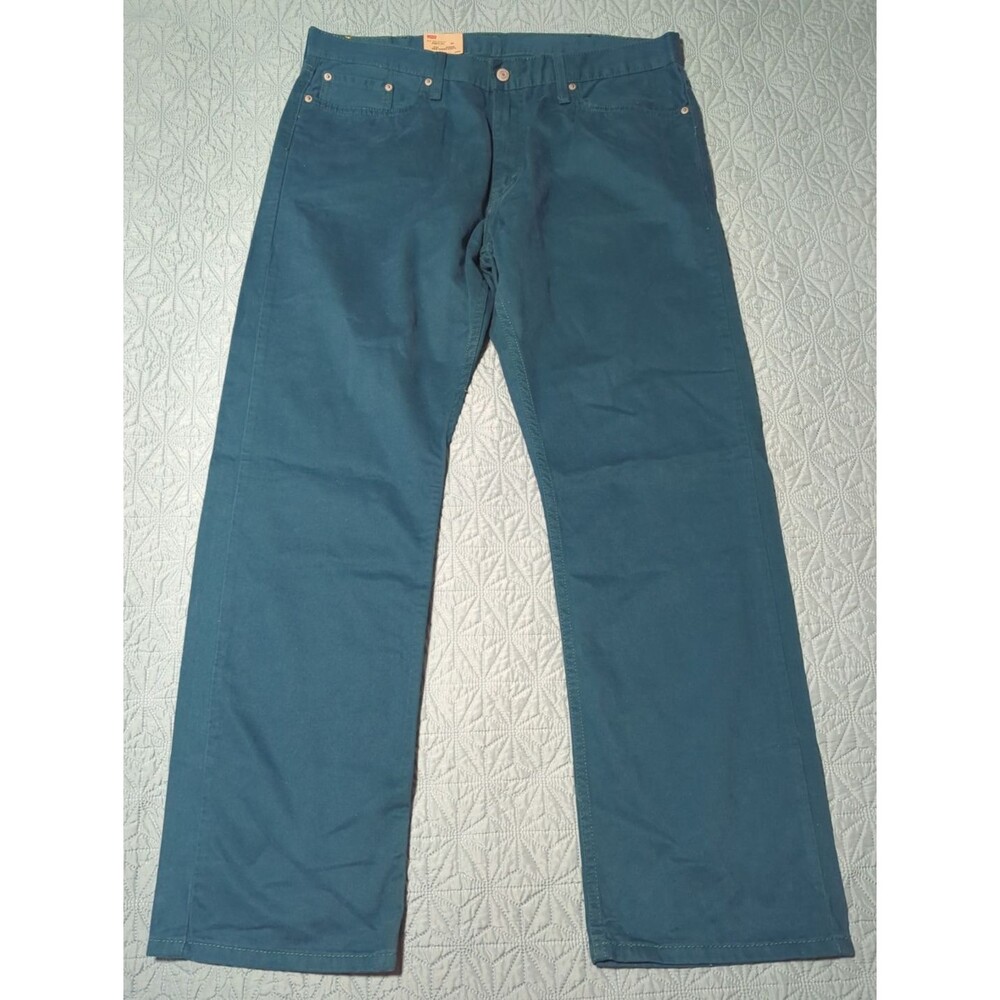 Levi's 514 Slim Straight Fit Men's Twill Jeans 38x32 Shaded Spruce 100% Cotton